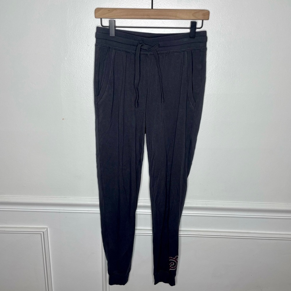 Peloton Grey Ankle Logo Drawstring Jogger Womens XS - Picture 2 of 10